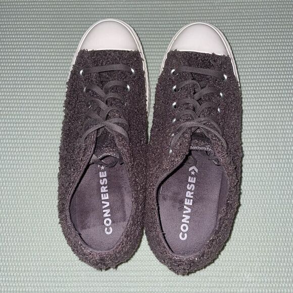 Converse Chuck Taylor All Star Platform Low Sherpa Violet Ore' Womens Size 9.5 - Picture 8 of 9